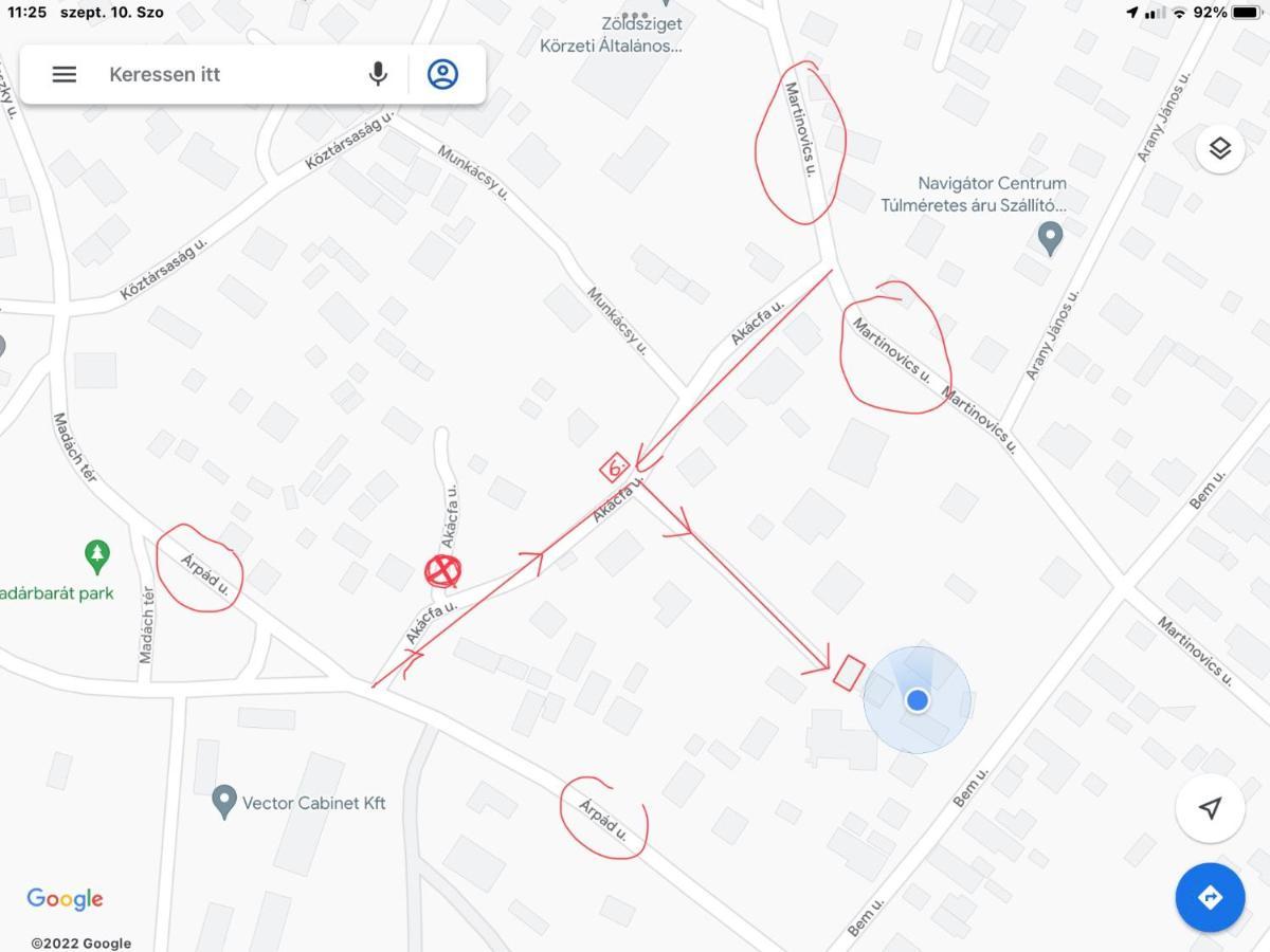 شقة Pitypang Lak Szigetmonostor المظهر الخارجي الصورة